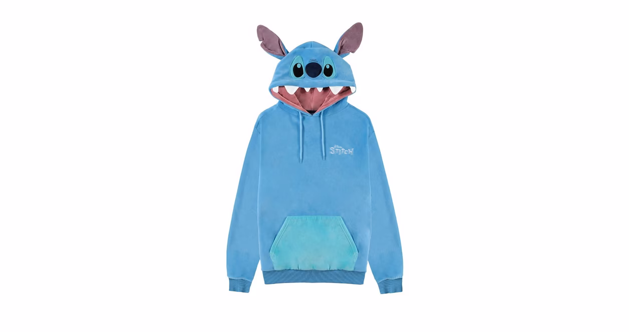 GameStop Geeknet Disney Stitch Plush Unisex Hoodie GameStop Exclusive