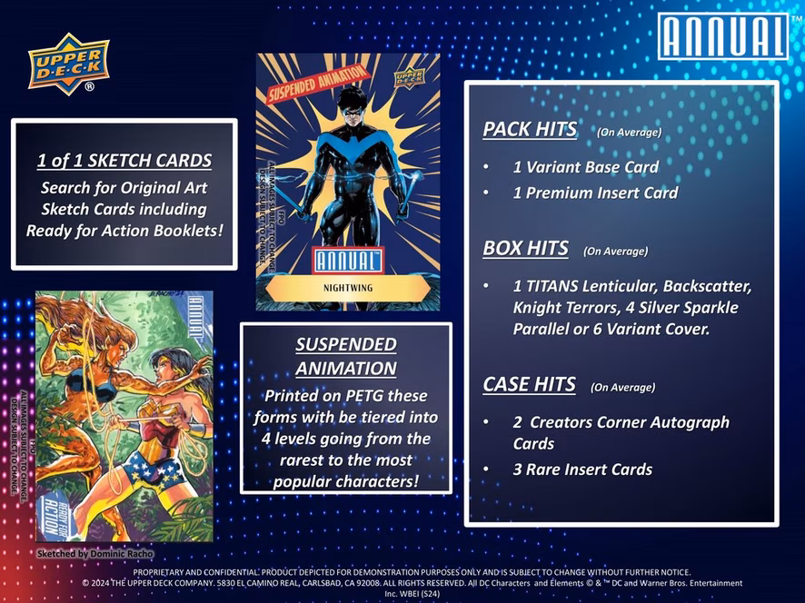 GameStop 2023-24 Upper Deck DC Annual Hobby Box