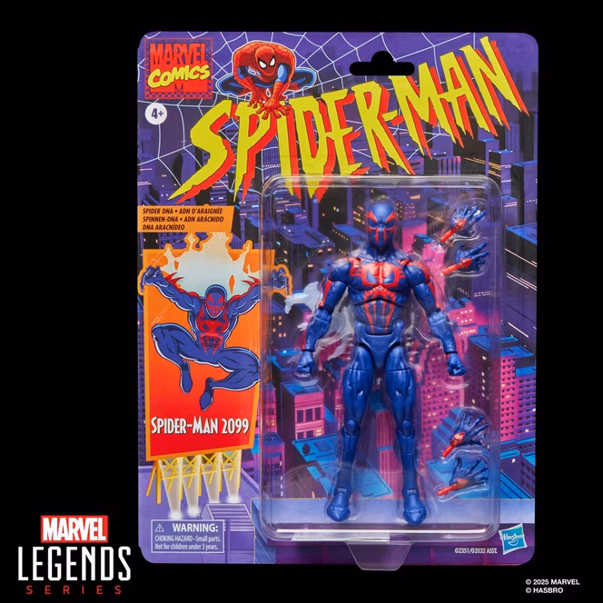 GameStop Hasbro Marvel Legends Retro Series Spider-Man - Spider-Man 2099 6-in Action Figure