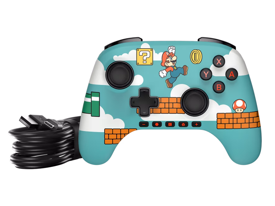 GameStop PowerA Advantage Wired Controller for  Nintendo Switch 2 - Mario Time