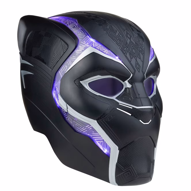 GameStop Hasbro Marvel Legends Black Panther Mask Replica with Vibranium Light Up Effects