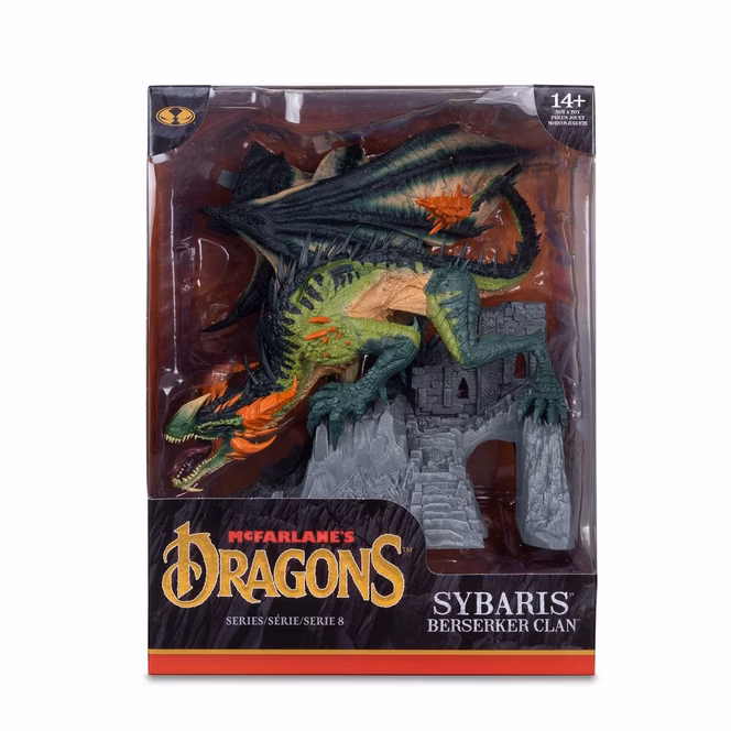 GameStop McFarlane Toys Dragons Series 8 Sybaris (Berserker Clan) 11-in Statue