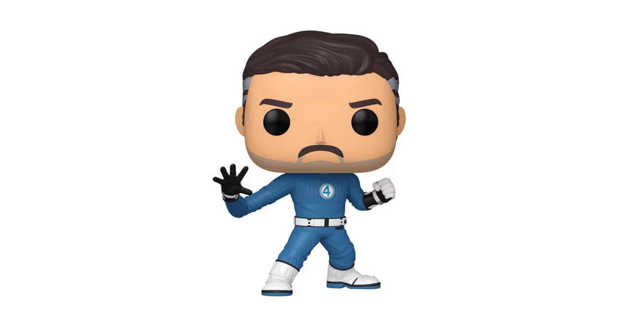 GameStop Funko POP! Marvel: The Fantastic Four: First Steps lineup Mister Fantastic 3.9-in Vinyl Figure