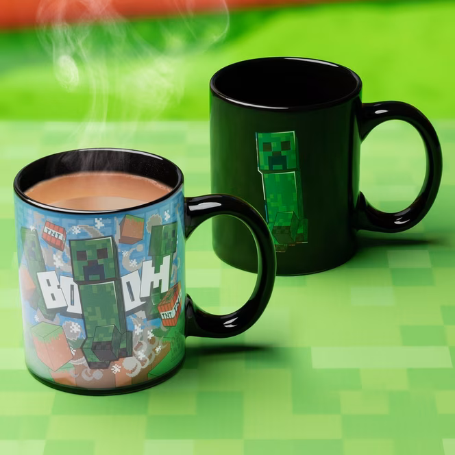 GameStop Minecraft Creeper Heat Change Mug