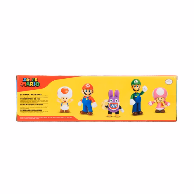 GameStop Jakks Pacific Super Mario Playable Characters 2.5-in Figures 5-Pack GameStop Exclusive