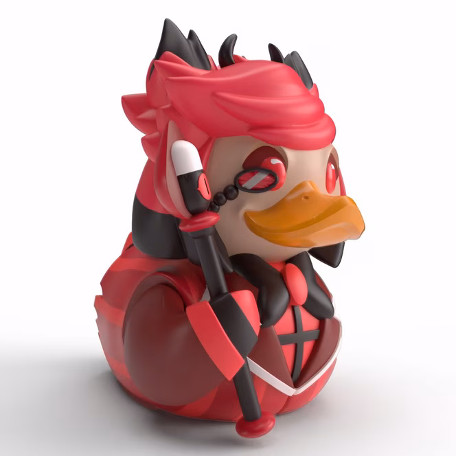 GameStop Tubbz Hazbin Hotel 1st Edition Alastor 3.54-in Collectible Duck