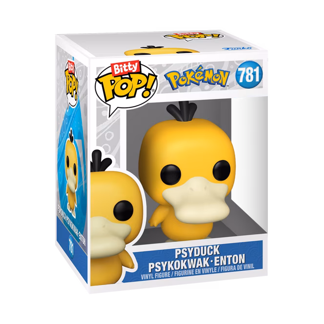 GameStop Funko Bitty POP! Pokemon Vinyl Figure Set 4-Pack (Squirtle, Eevee, Growlithe, Psyduck)