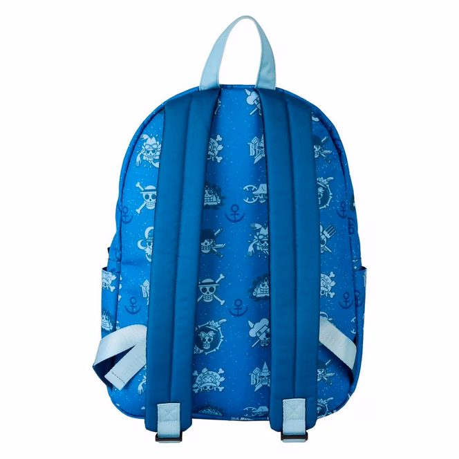GameStop Loungefly One Piece All-Over Print Nylon Full-Size Backpack
