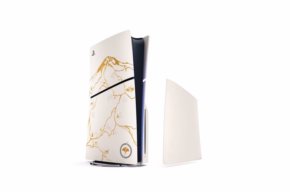GameStop Sony PlayStation 5 Slim Console - Ghost of Yotei Gold Limited Edition Bundle