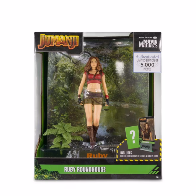 GameStop McFarlane Toys Movie Maniacs: Jumanji Ruby Roundhouse 6-in Statue