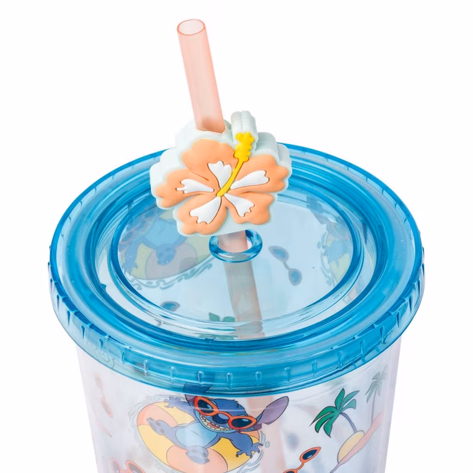 GameStop Lilo and Stitch Ocean Palm 24oz Plastic Cold Cup