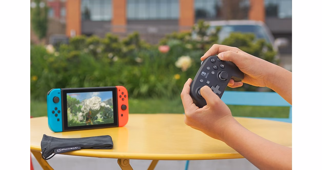 GameStop PowerA Nano Enhanced Wireless Controller for Nintendo Switch - Mario Victory