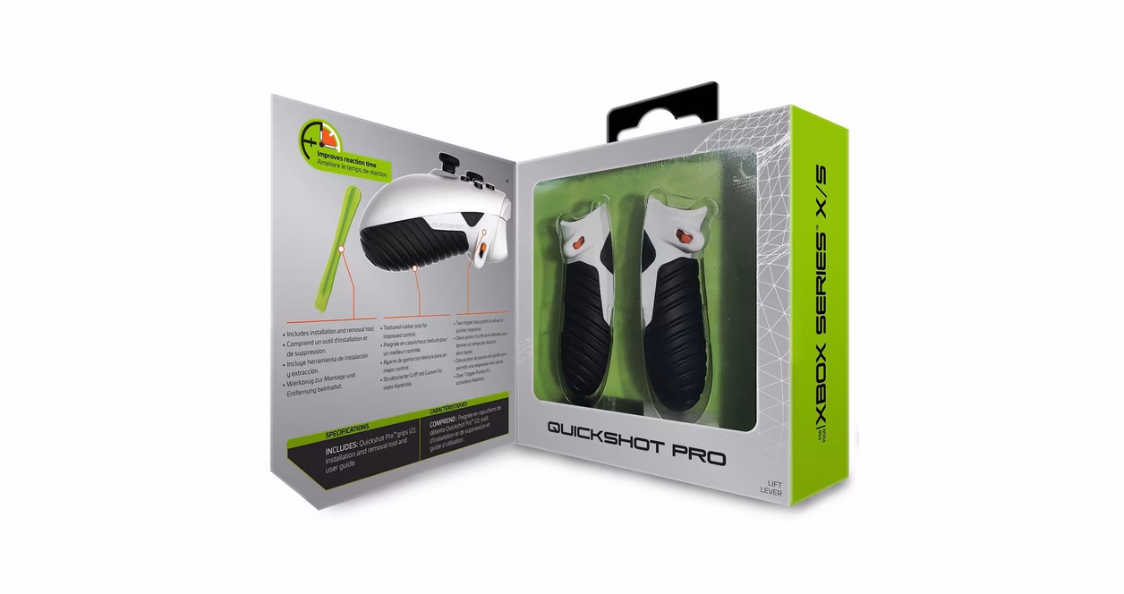 GameStop Bionik Quickshot Trigger Grips for Xbox Series X/S