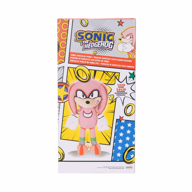 GameStop Jakks Pacific Sonic the Hedgehog Knuckles 15-in Plush Comic Con 2024 Exclusive
