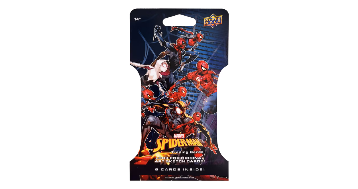 GameStop Upper Deck 2024 Marvel Spider-Man Trading Cards Blister Pack