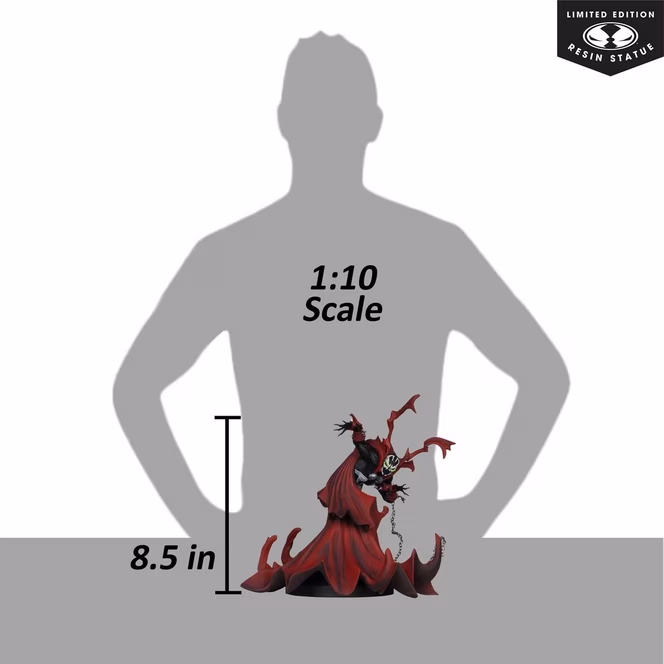 GameStop McFarlane Toys Spawn Inspired by the Art of Greg Capullo (Black White and Red) 1:10 Scale Resin Statue