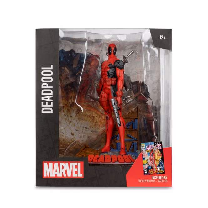 GameStop McFarlane Toys Marvel: The New Mutants Deadpool Comic 1:10 Scale Statue