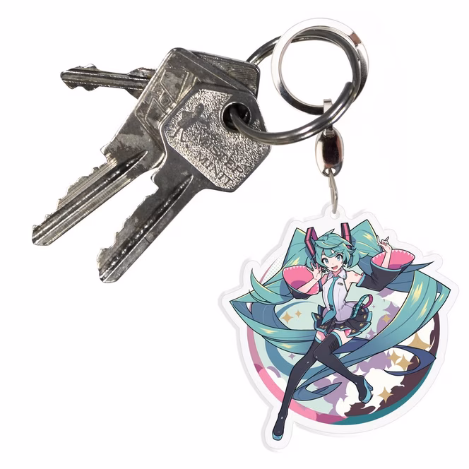 GameStop ABYstyle Hatsune Miku Acrylic 2.5-in Keychain