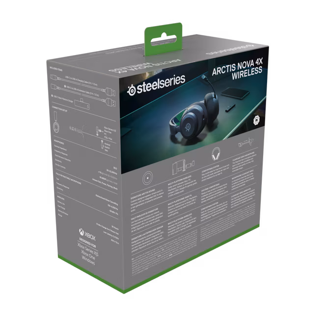 GameStop SteelSeries Arctis Nova 4X Wireless Gaming Headset for Xbox, PC, Switch, Meta Quest 2, PlayStation
