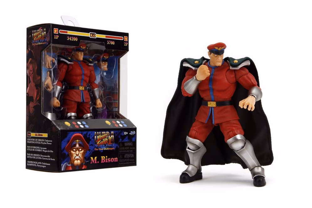 GameStop Jada Toys Street Fighter II M Bison 6-in Action Figure