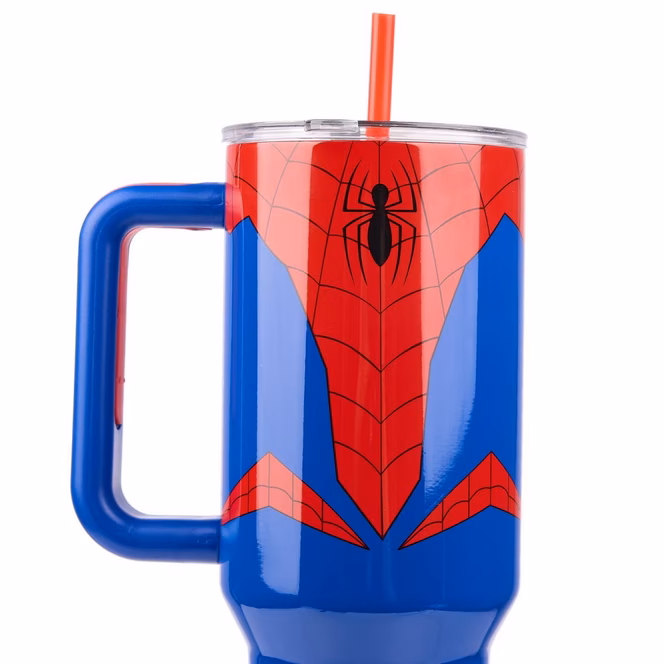 GameStop Marvel Spider-Man Costume 40oz Stainless Steel Tumbler