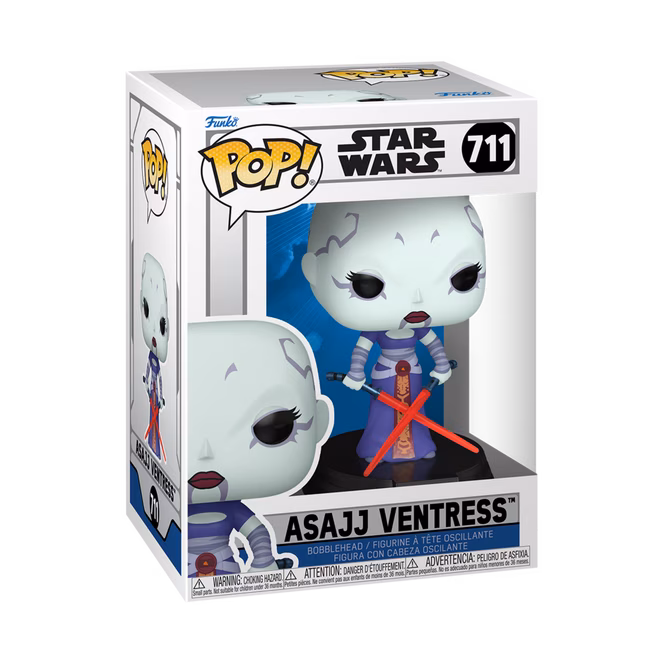 GameStop Funko POP! Star Wars: The Clone Wars Asajj Ventress 4.15-in Vinyl Figure