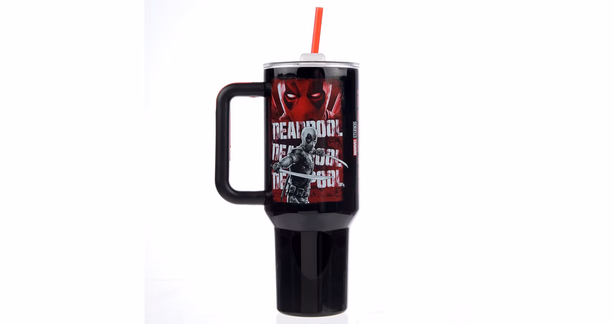 GameStop Deadpool and Wolverine 40 oz Stainless Steel Tumbler