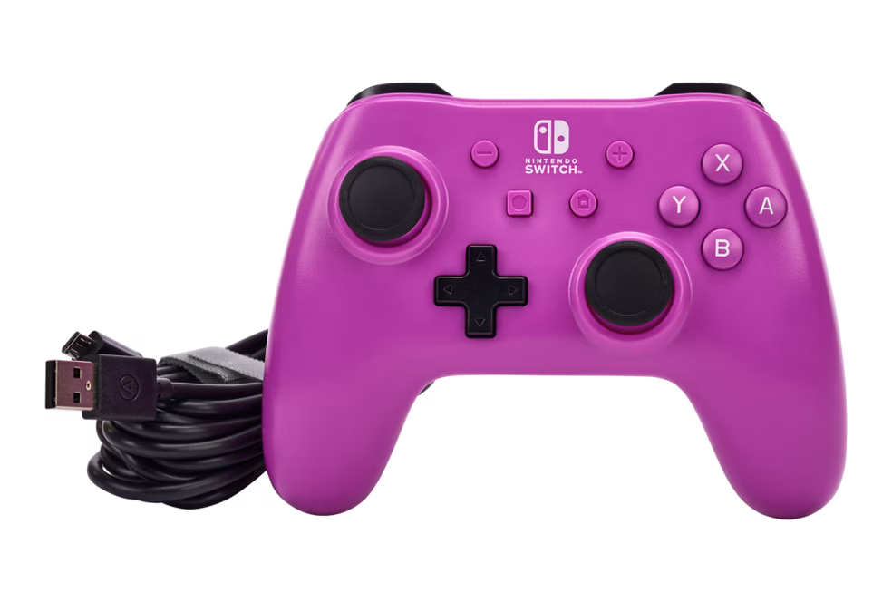 GameStop PowerA Wired Controller for Nintendo Switch - Grape Purple