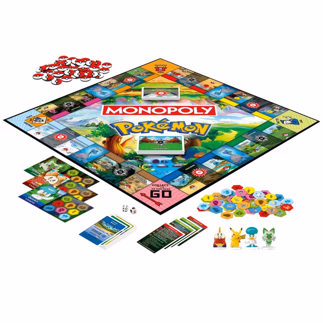 GameStop Monopoly Pokemon Edition Board Game