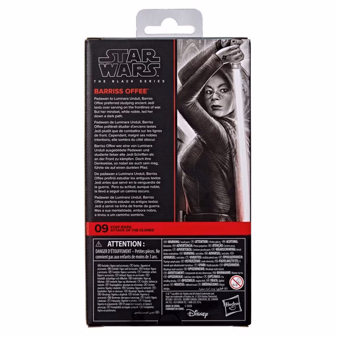 GameStop Hasbro Star Wars: The Black Series Barriss Offee (Attack of the Clones) Premium 6-in Action Figure