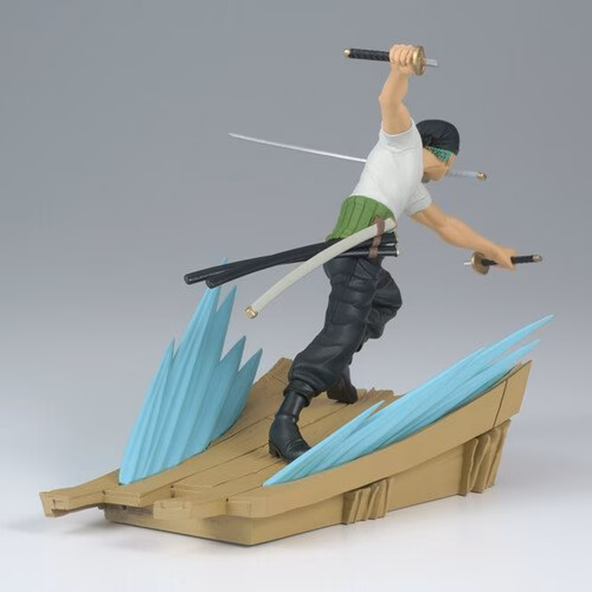 GameStop Banpresto One Piece Senkozekkei Roronoa Zoro 4.3-in Statue