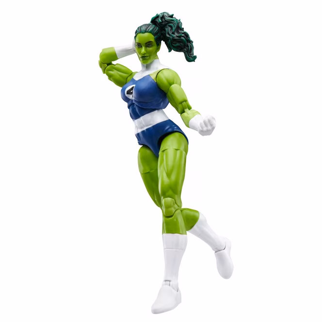 GameStop Hasbro Marvel Legends Series Fantastic Four Retro Collection She-Hulk 6-Inch Action Figure