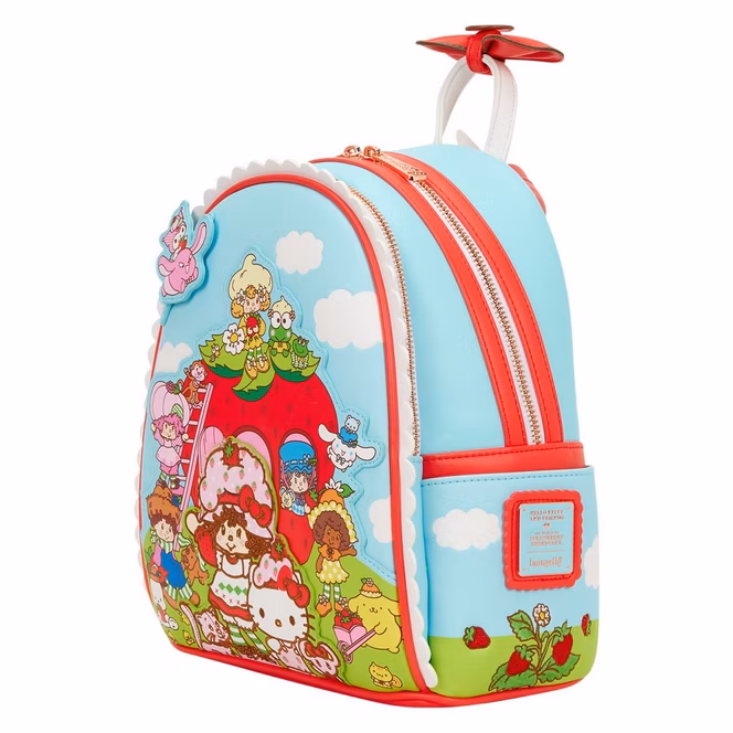 GameStop Loungefly Sanrio Hello Kitty and Friends x Strawberry Shortcake Scented Mini Backpack