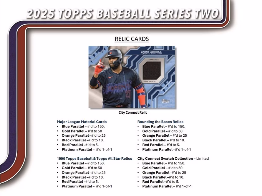 GameStop 2025 Topps MLB Baseball Series 2 Mega Box