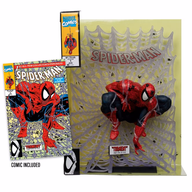 GameStop McFarlane Toys Collection Marvel Spider-Man (Issue 1, Cover Artwork) 1:6th Statue