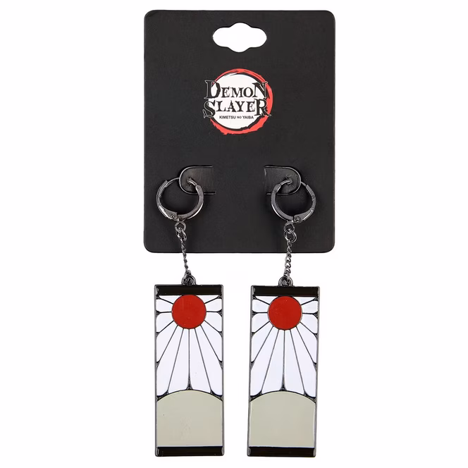 GameStop Demon Slayer: Kimetsu no Yaiba Tanjiro Cosplay Replica Hanafuda Earrings