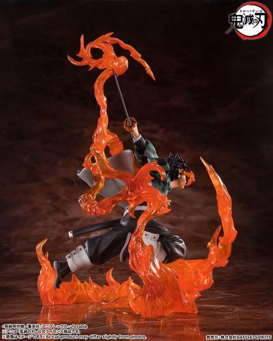 GameStop Bandai Demon Slayer: Kimetsu no Yaiba Tamashii Nations FiguartsZero Tanjiro Kamado (Kyojuro Rengoku's Sword Guard ver.) 7.07-in Figure