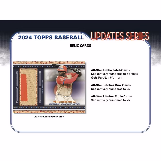 GameStop Topps 2024 MLB Baseball Updates Value Box