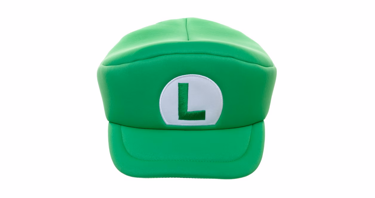 GameStop Super Mario Bros. Luigi Cosplay Replica Hat