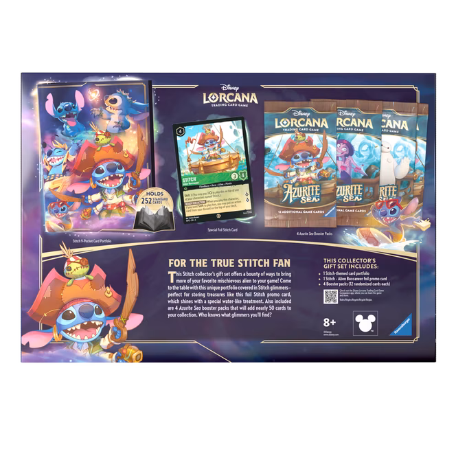 GameStop Disney Lorcana Trading Card Game: Azurite Sea Chapter 6 Gift Set