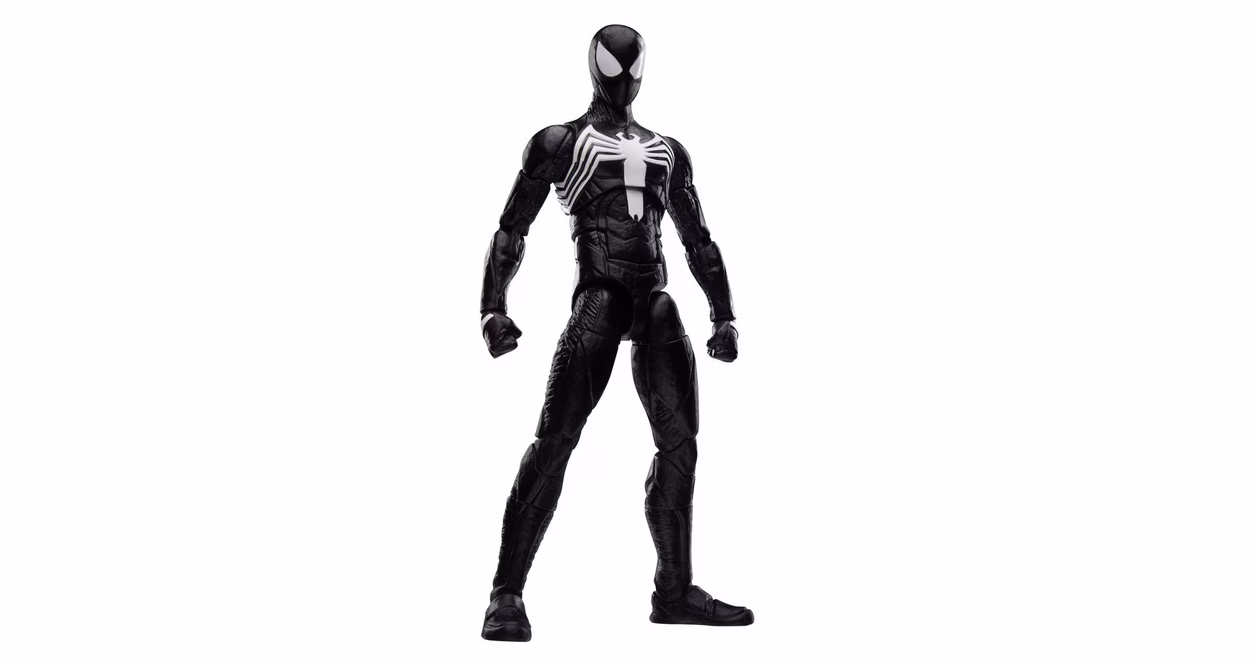 GameStop Hasbro Marvel Legends Series Gamerverse Spider-Man 2 Peter Parker (Black Suit) 6-in Action Figure