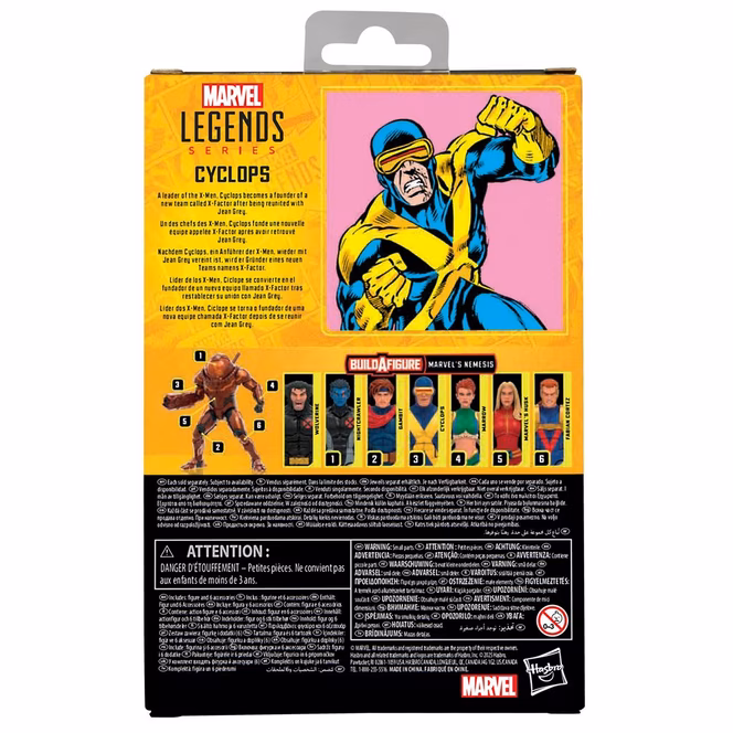 GameStop Hasbro Marvel Legends X-Men Cyclops 6-in Action Figure (Build-A-Figure Nemesis)