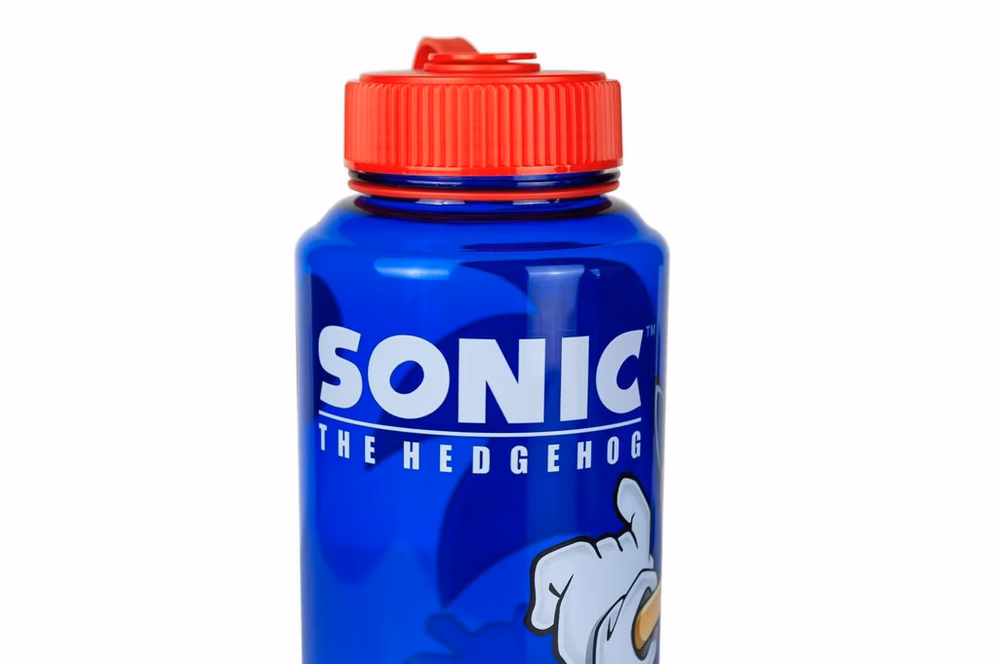 GameStop Sonic The Hedgehog 32oz Plastic Water Bottle