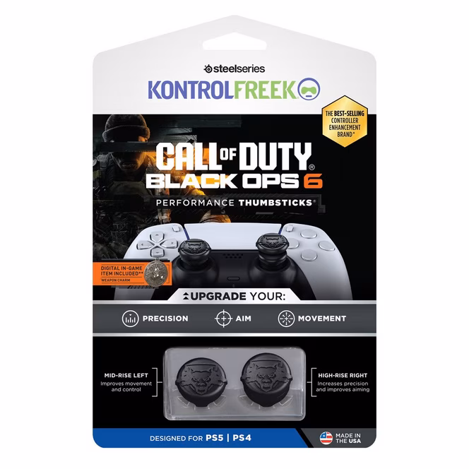 GameStop Kontrol Freek Performance Thumbsticks for PlayStation 5 and PlayStation 4 - Call of Duty Black Ops 6