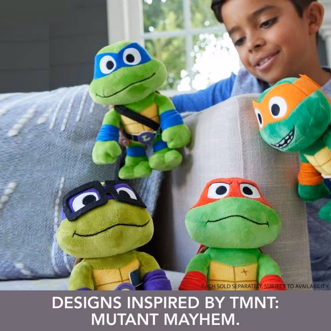GameStop Teenage Mutant Ninja Turtles Mutant Mayhem 8-in Plush (Styles May Vary)