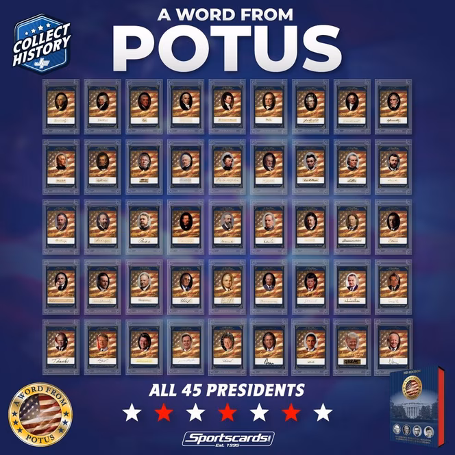 GameStop 2025 POTUS A Word From the President Hobby Box