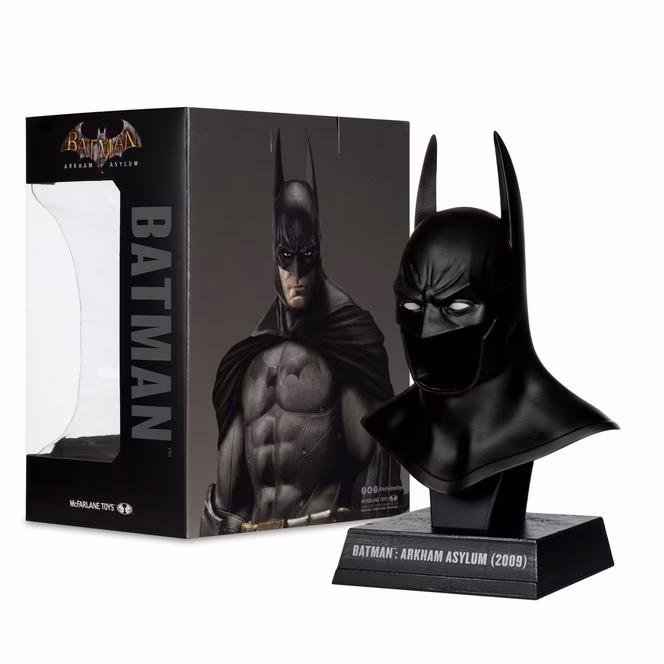 GameStop McFarlane Toys DC Direct Batman - Batman: Arkham Asylum 1:3 Scale Cowl Prop Replica