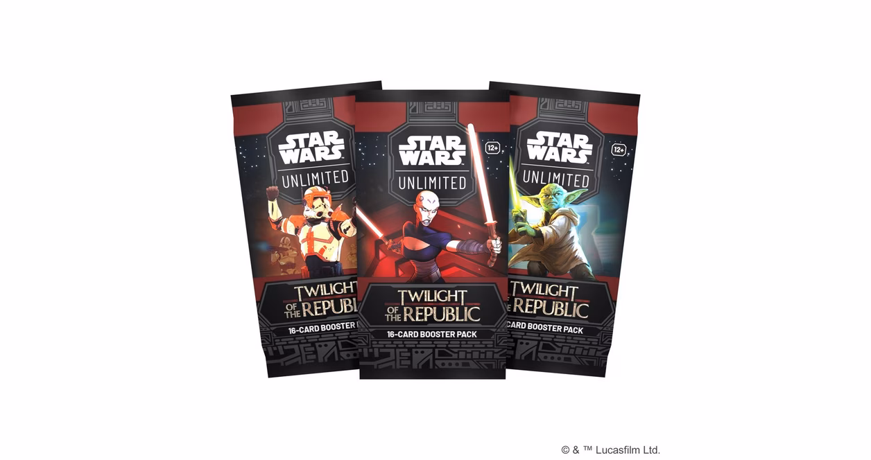 GameStop Star Wars: Unlimited TCG Twilight of the Republic Booster Pack (Styles May Vary)