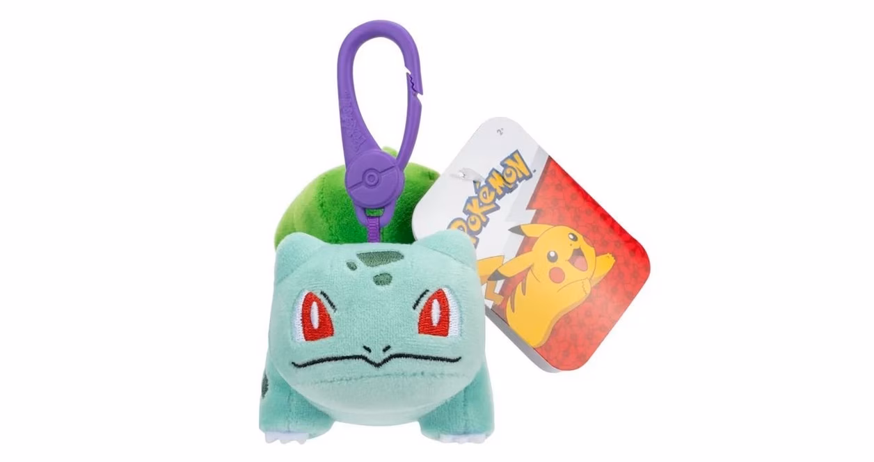 GameStop Jazwares Pokemon Bulbasaur 3.5-in Clip-On Plush