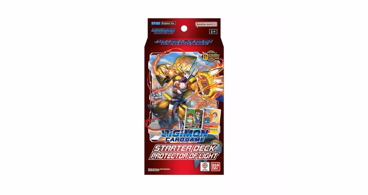 GameStop Digimon Card Game: Protector of Light ST-20 Starter Deck